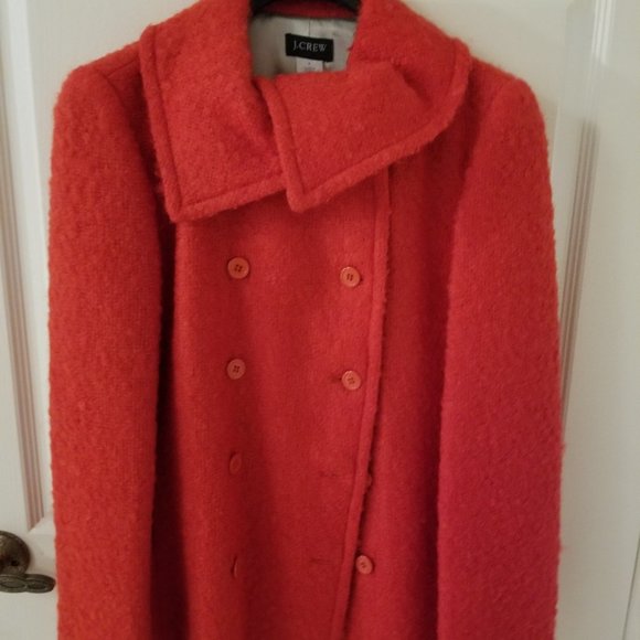 Jcrew Vintage Mohair Jacket/Peacoat Style - Size 8- In Great Condition - Picture 1 of 10